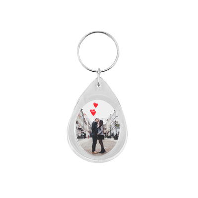 Custom Printed Acrylic Photo Frame Key Tag 32x53mm