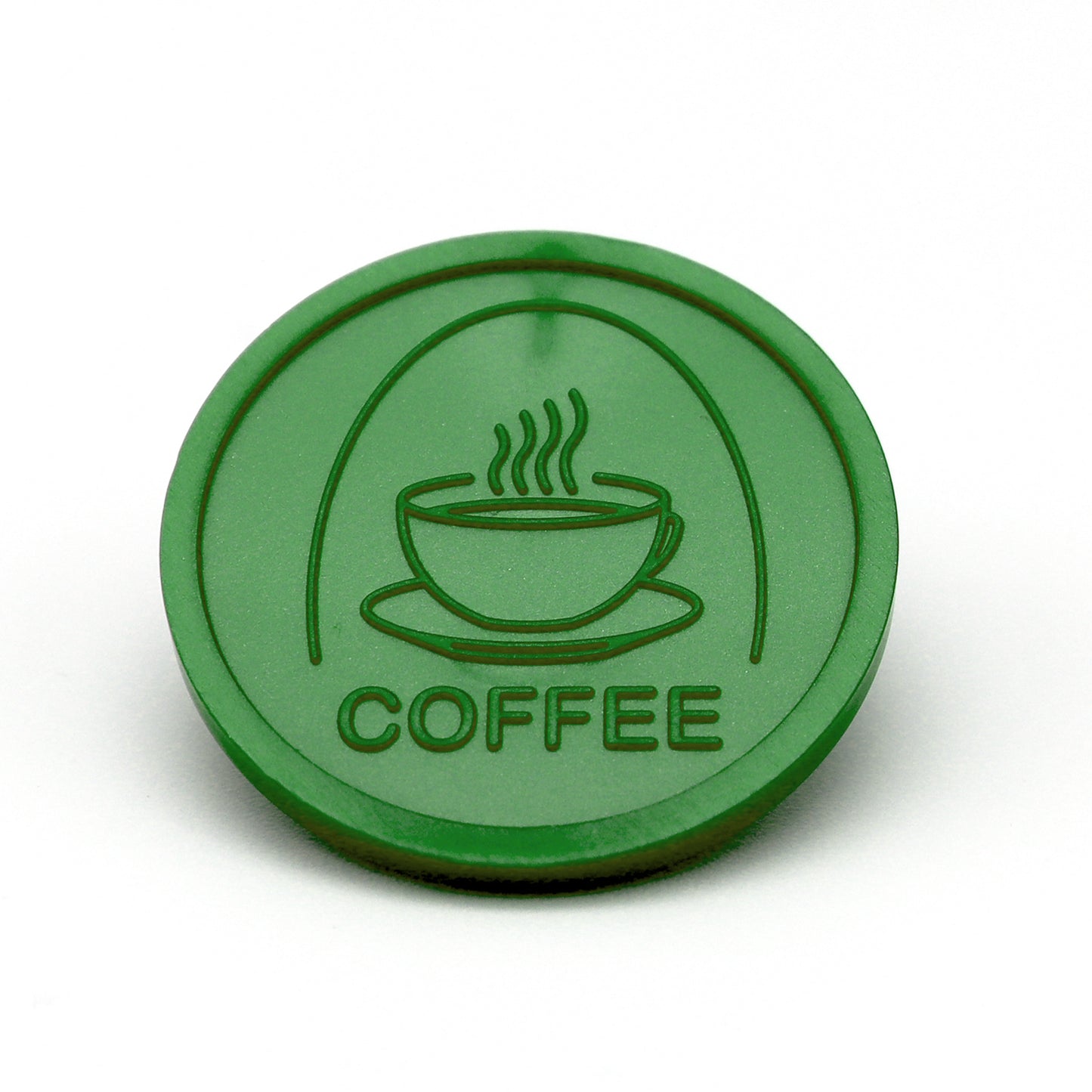 Plastic Drink Tokens Coffee Cup 29mm