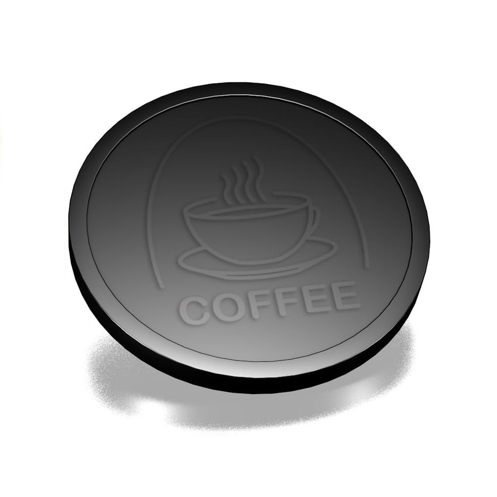 Plastic Drink Tokens Coffee Cup 29mm