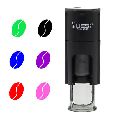 Self Inking Coffee Bean Stamp