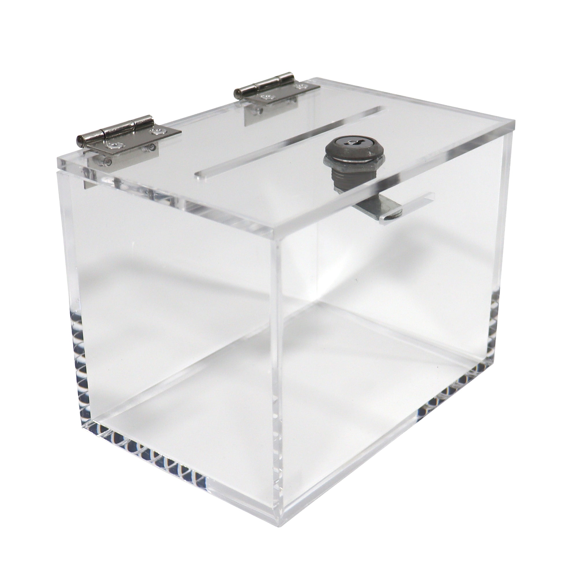 Small Acrylic Voting Box Ballot Box Token Collector Box