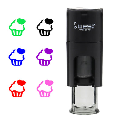 Self Inking Cupcake Stamp