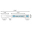 Custom Printed Self-Locking Labels On Sheets With Tear-Off Stud - 250x33mm 198 Pack