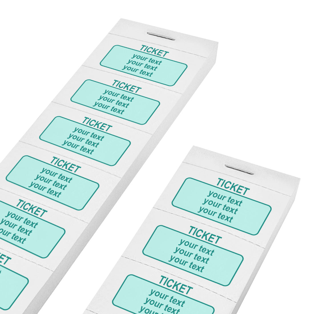 Name Tickets Custom Paper Ticket Strips | Personalised Paper Vouchers & Tickets ...