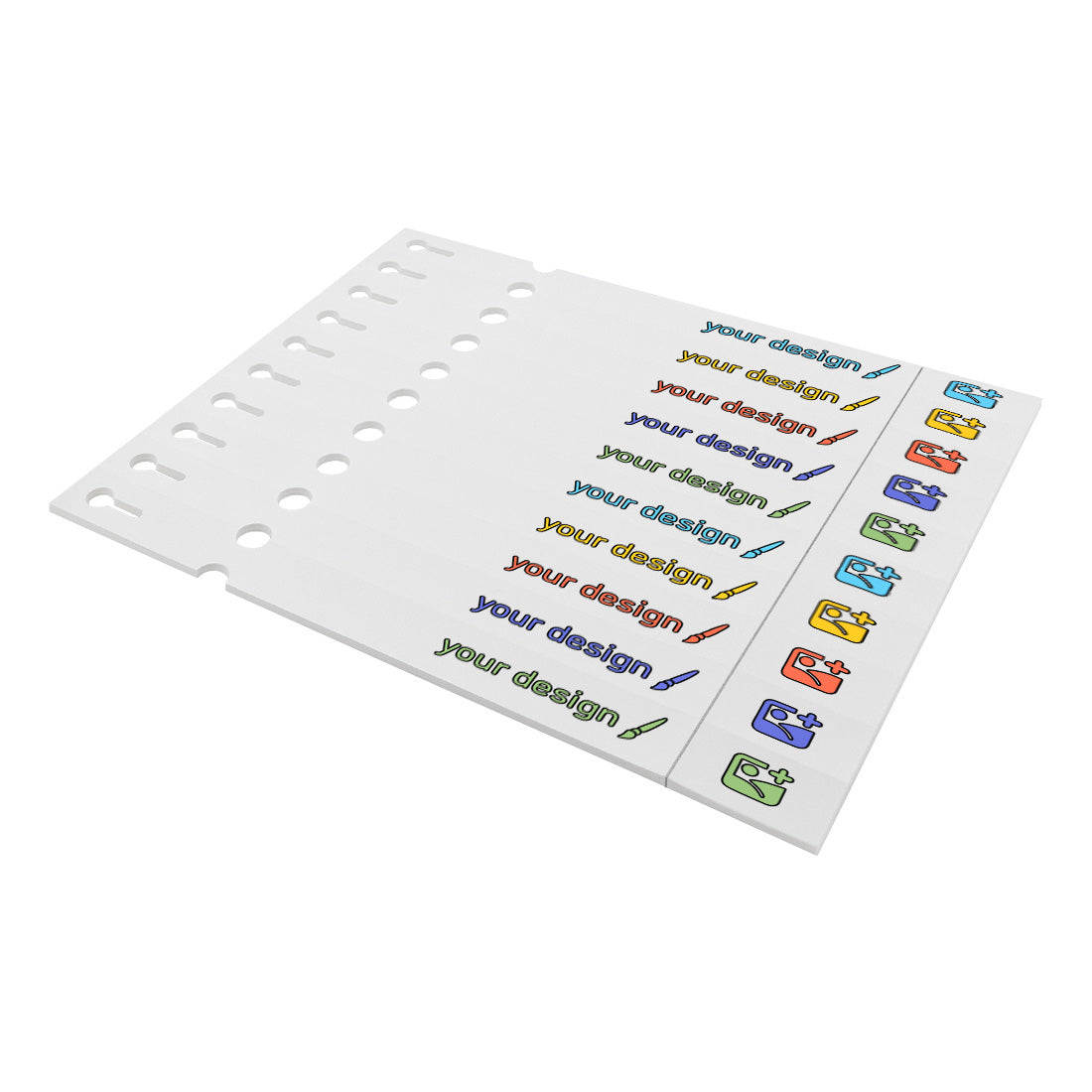 Custom Printed Loop Lock Tags With Tier-off Strip | Personalised Plant ...