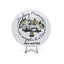 Round Ø75mm Aluminium Logo Plates Full Colour Engraved with Adhesive Tape