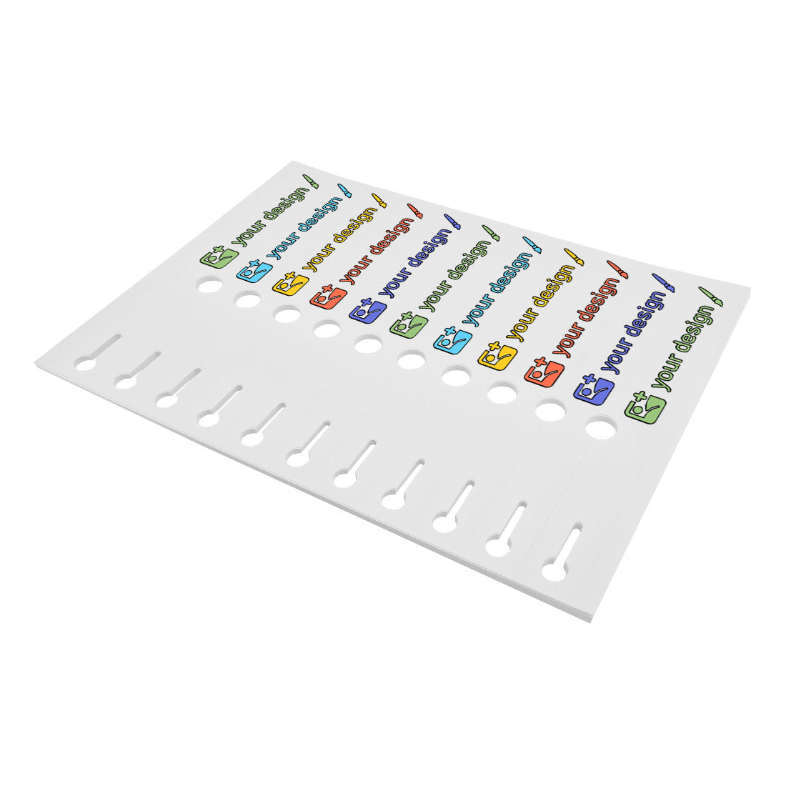 Custom Printed Plastic Loop Lock Tags | Personalised Plant & Luggage ...