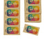 Custom Printed Paper Tickets On Caramel Coloured Paper With Sequential Numbering Perforated Paper Strips