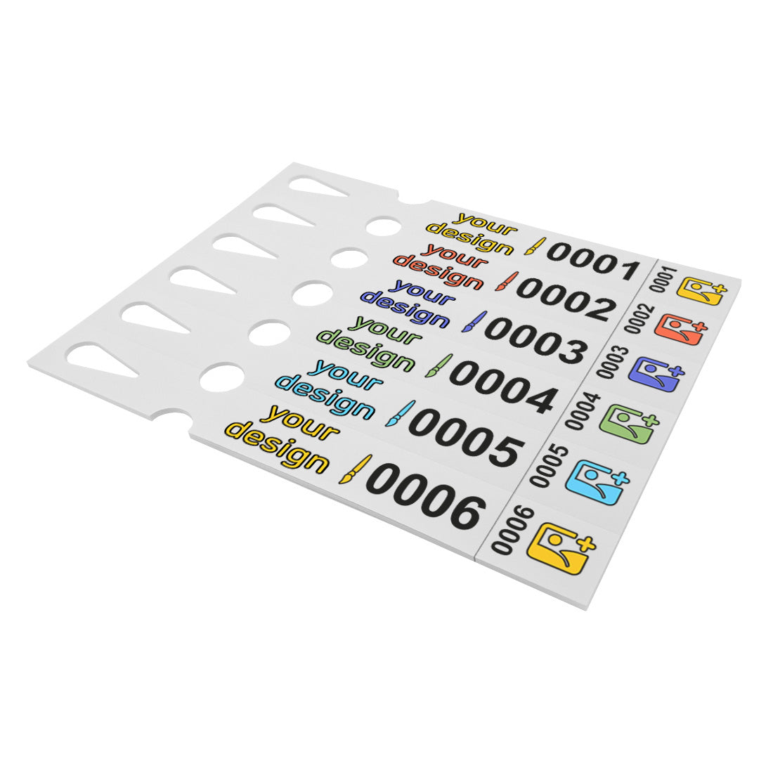 Replair Tags Numbered Repair Tags | Hotel Baggage Claim Labels | Numbered Plant ...