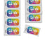 Custom Tickets On White Perforated Paper Strips With Numbering