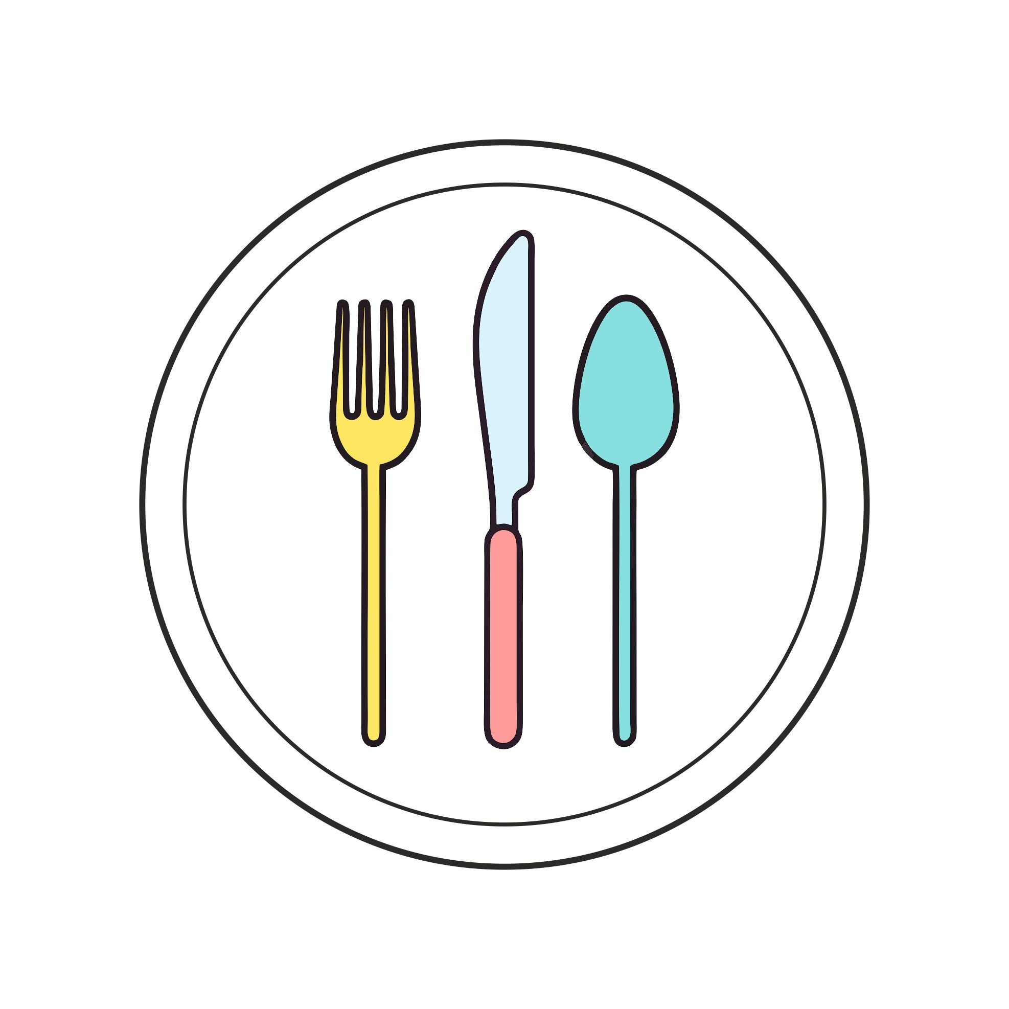 Food Tokens | Printed Tokens With A Cutlery Set Design | Food Tickets ...