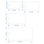 Size Option For Acrylic Number Tags With Slotted Hole On The Left