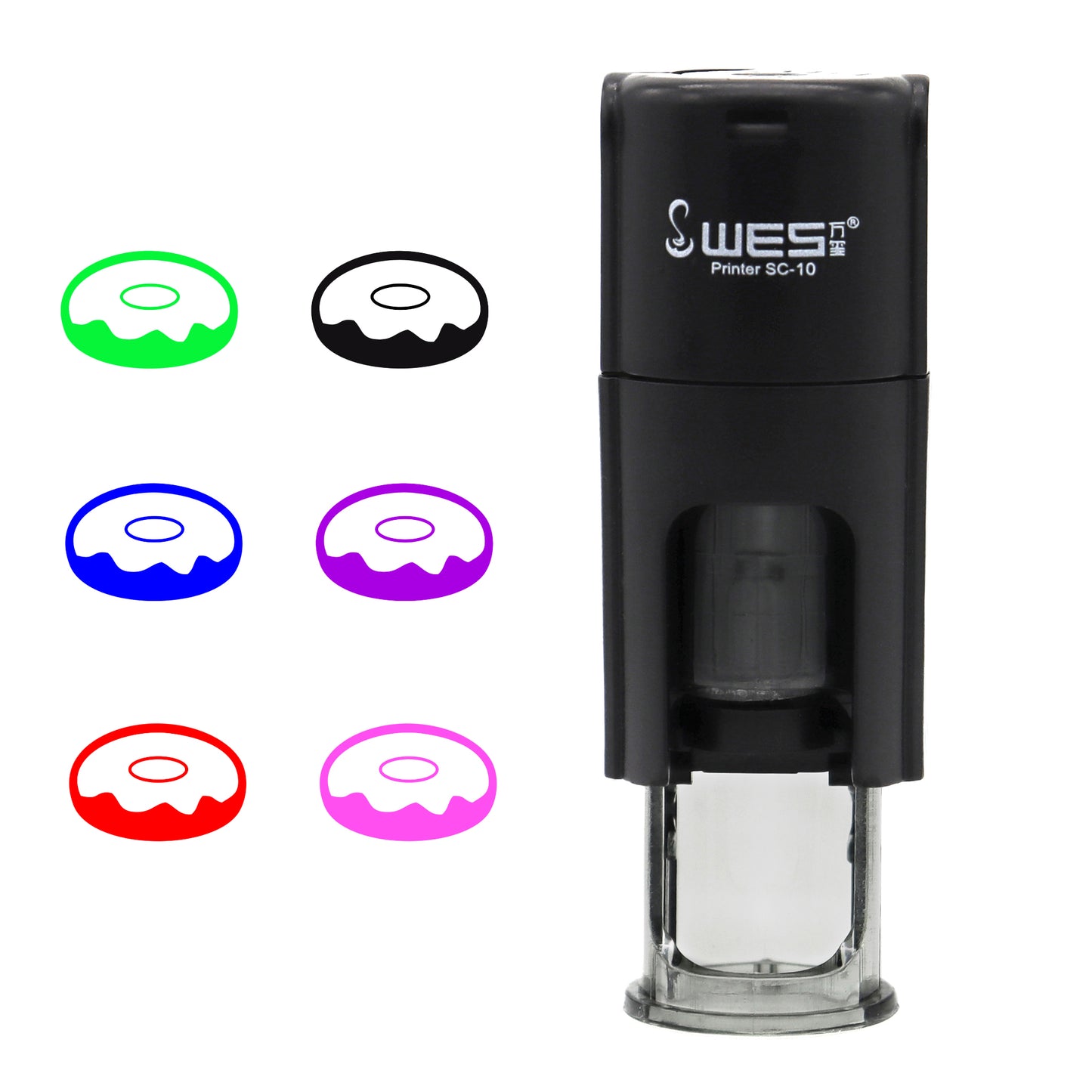 Self Inking Donut Stamp