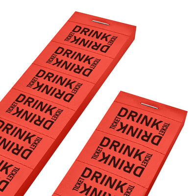 Drink Ticket On Strips Modern Design 