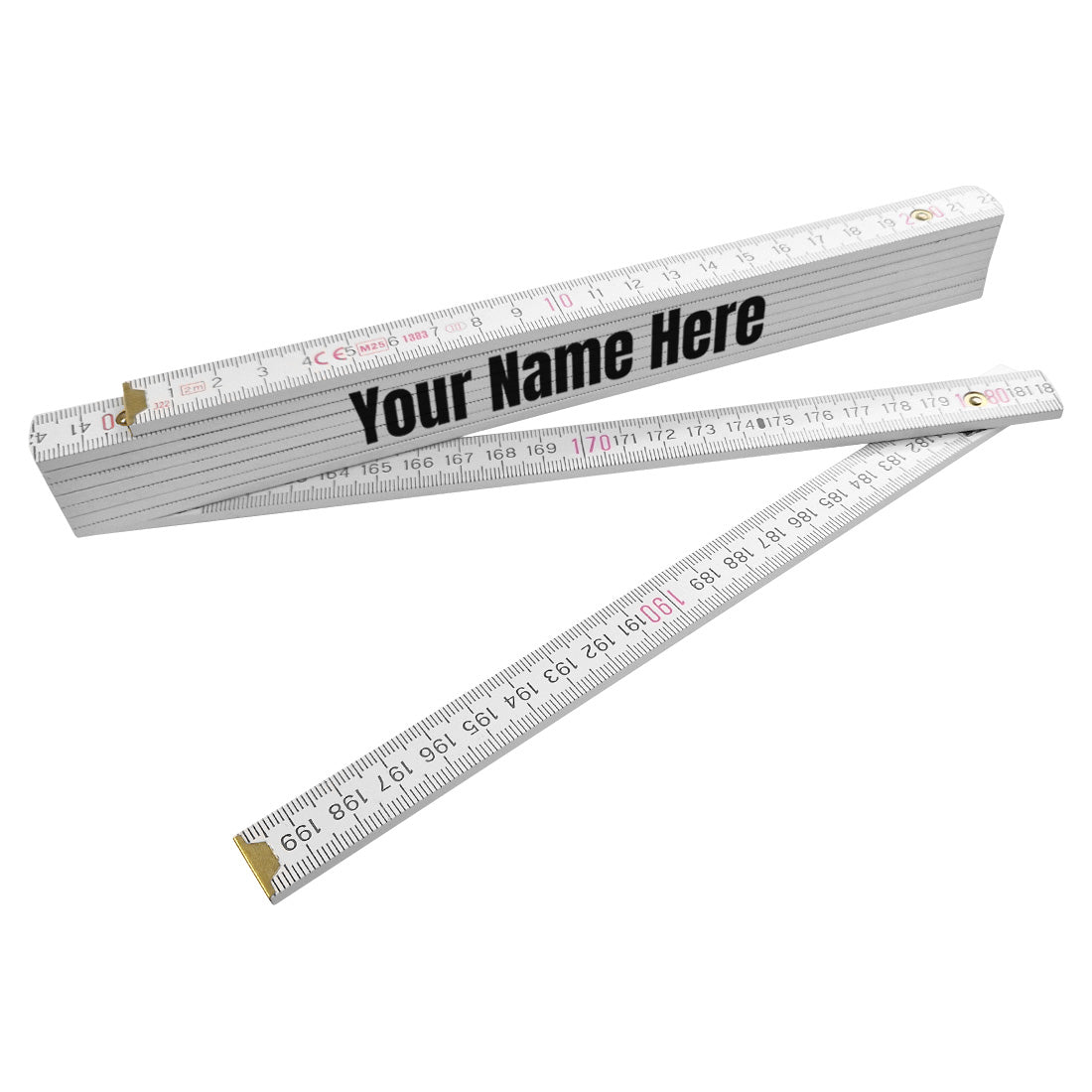 Vesicle With Ruler Folding Ruler 2 Meter | With Name Personalisation | CombiCraft ...