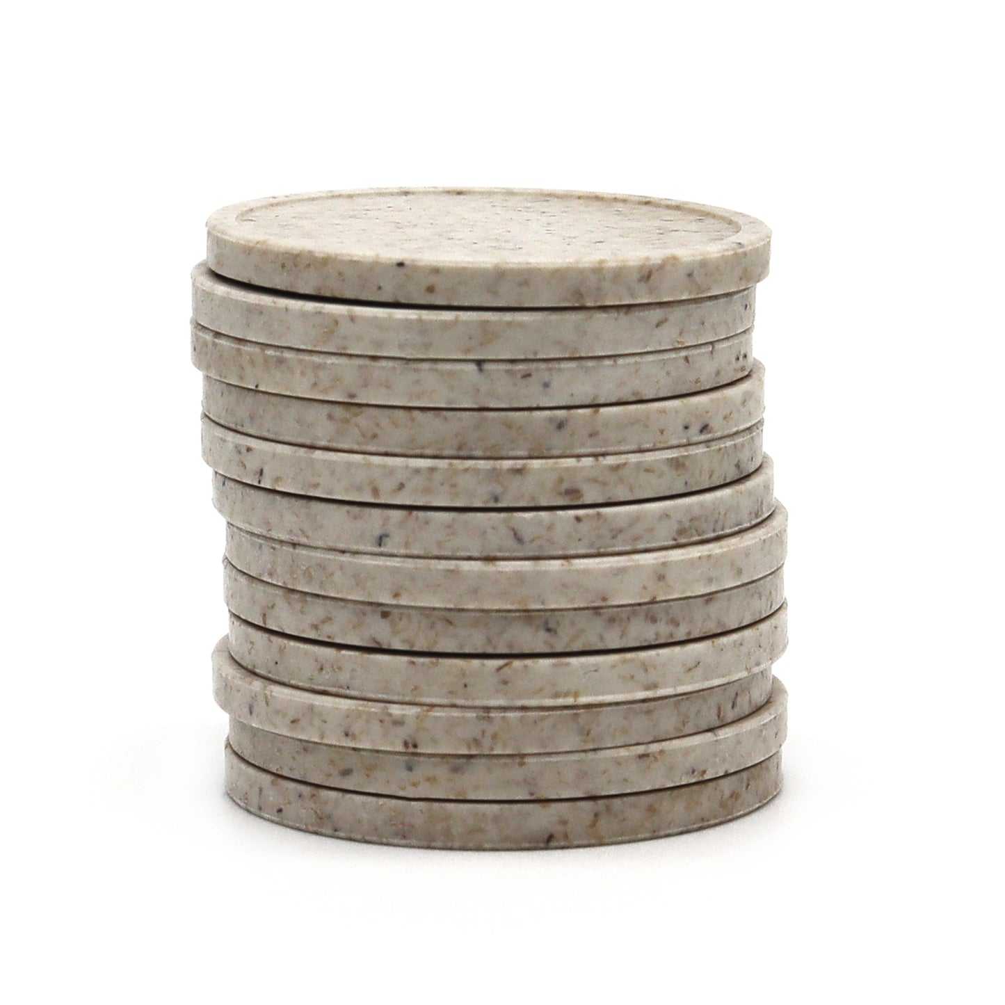 Round Wood Fiber Eco-Tokens 29mm