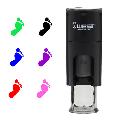 Footprint Stamp with availabe ink colours