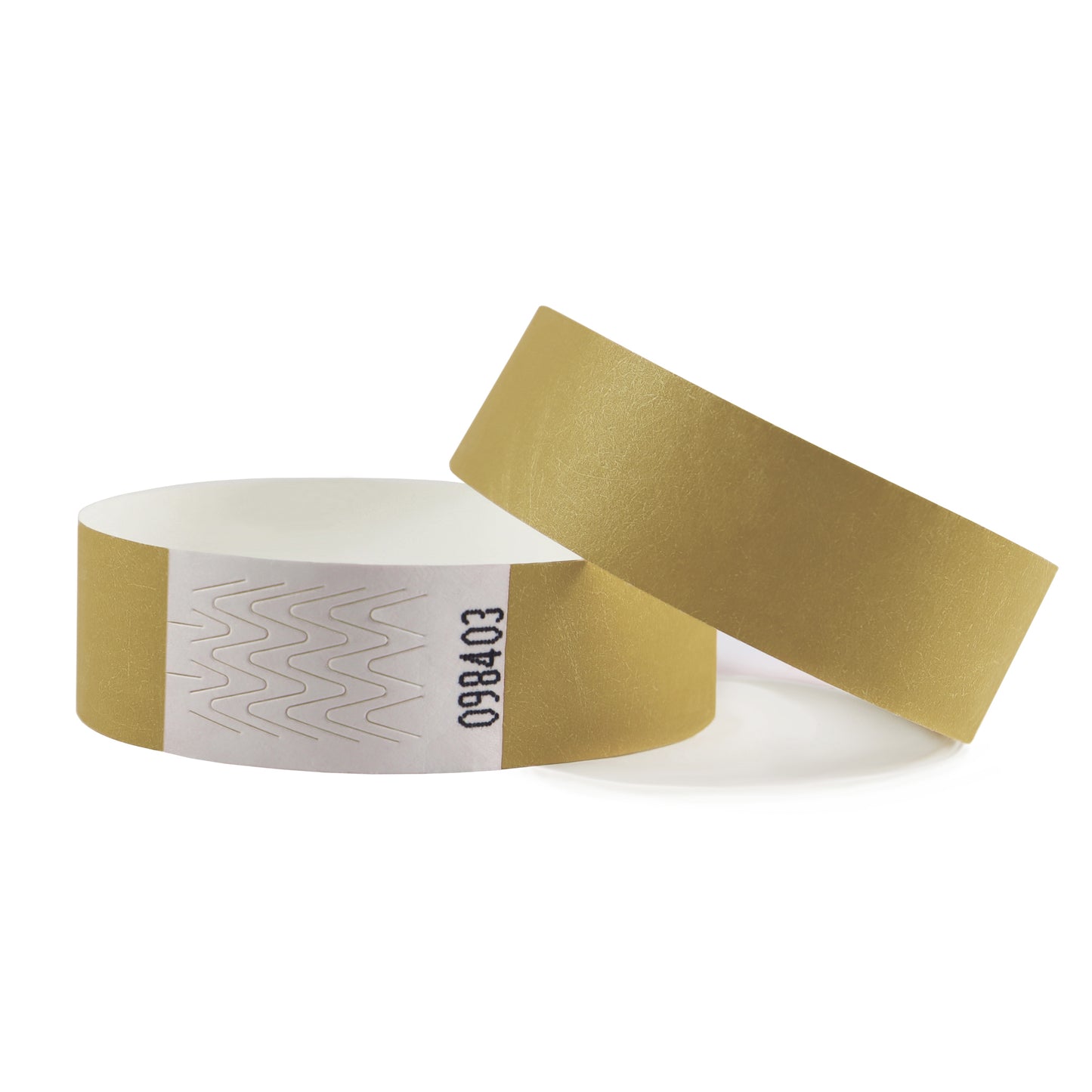 Tyvek Wristbands - Gold