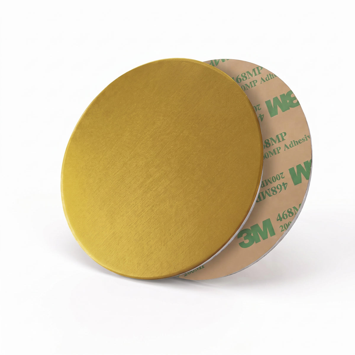 Blank Round Coloured Aluminium Tags With Adhesive Tape