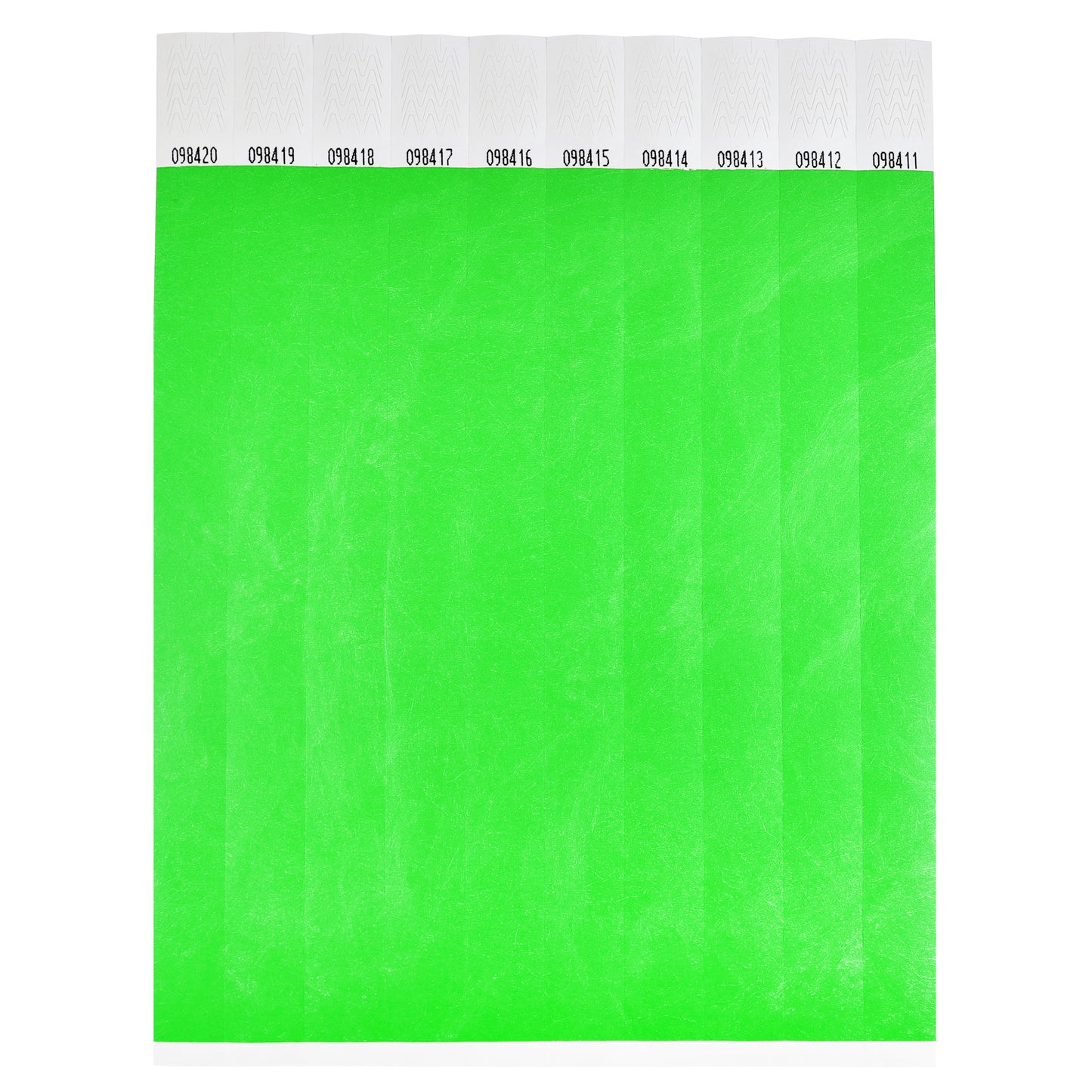 Tyvek Wristbands - Green