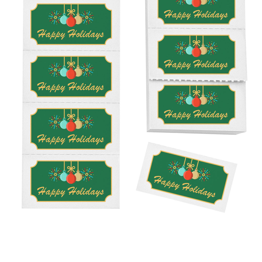 Christmas Drink Celebrations Tickets On A Strip All Individually Perforated