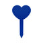 Heart-shaped Plant Label Stakes Blue