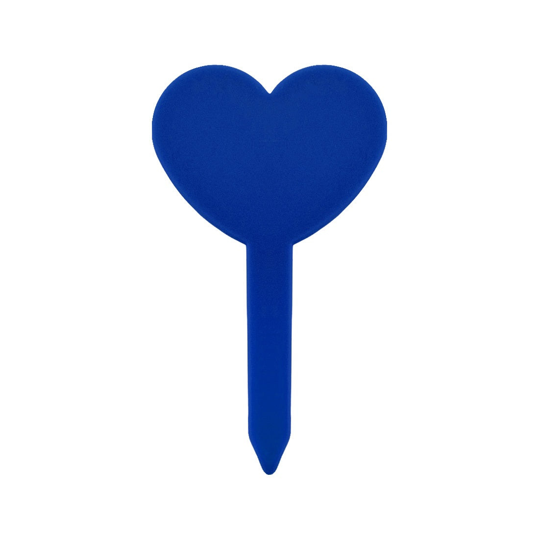 Heart-shaped Plant Label Stakes Blue