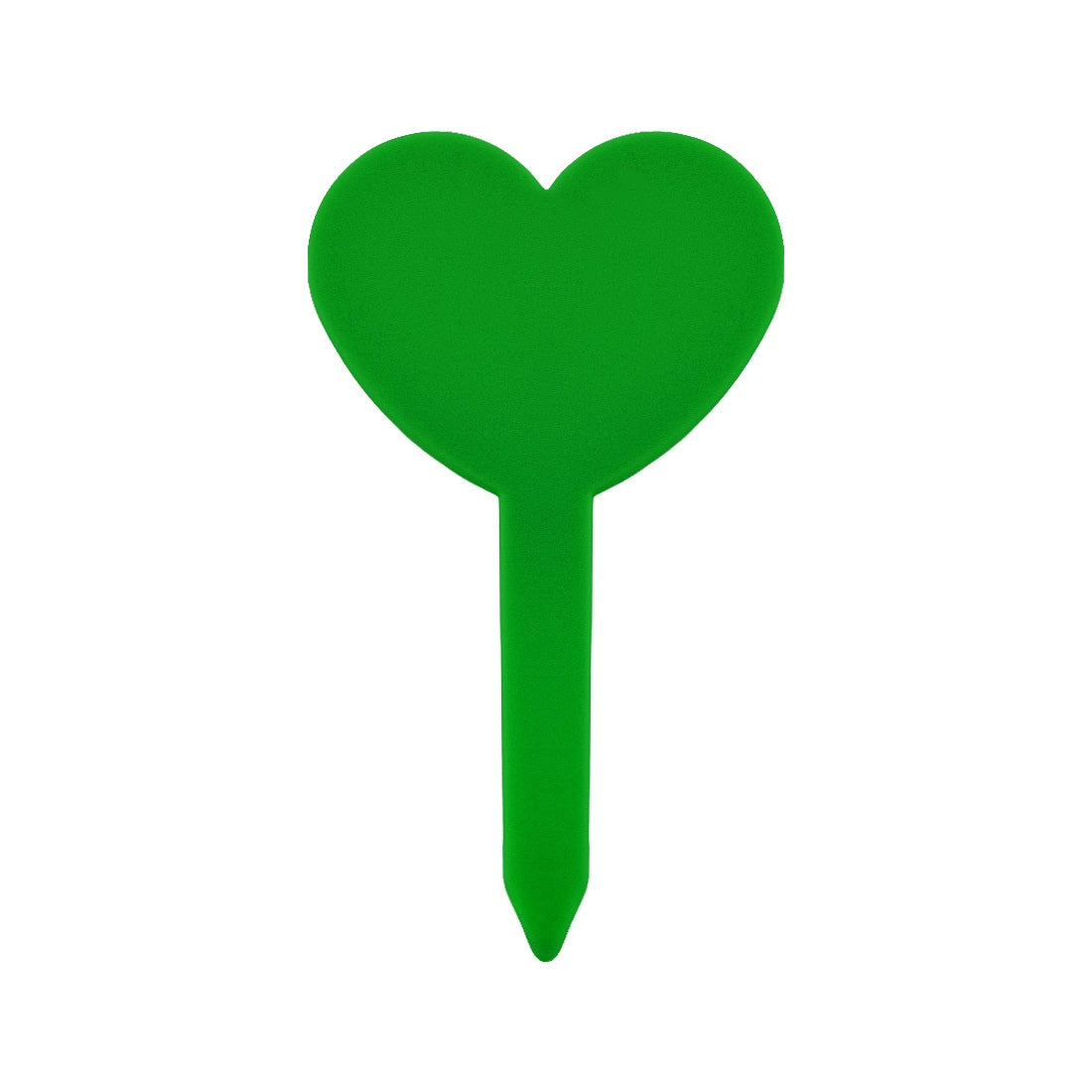 Heart-shaped Plant Label Stakes Green