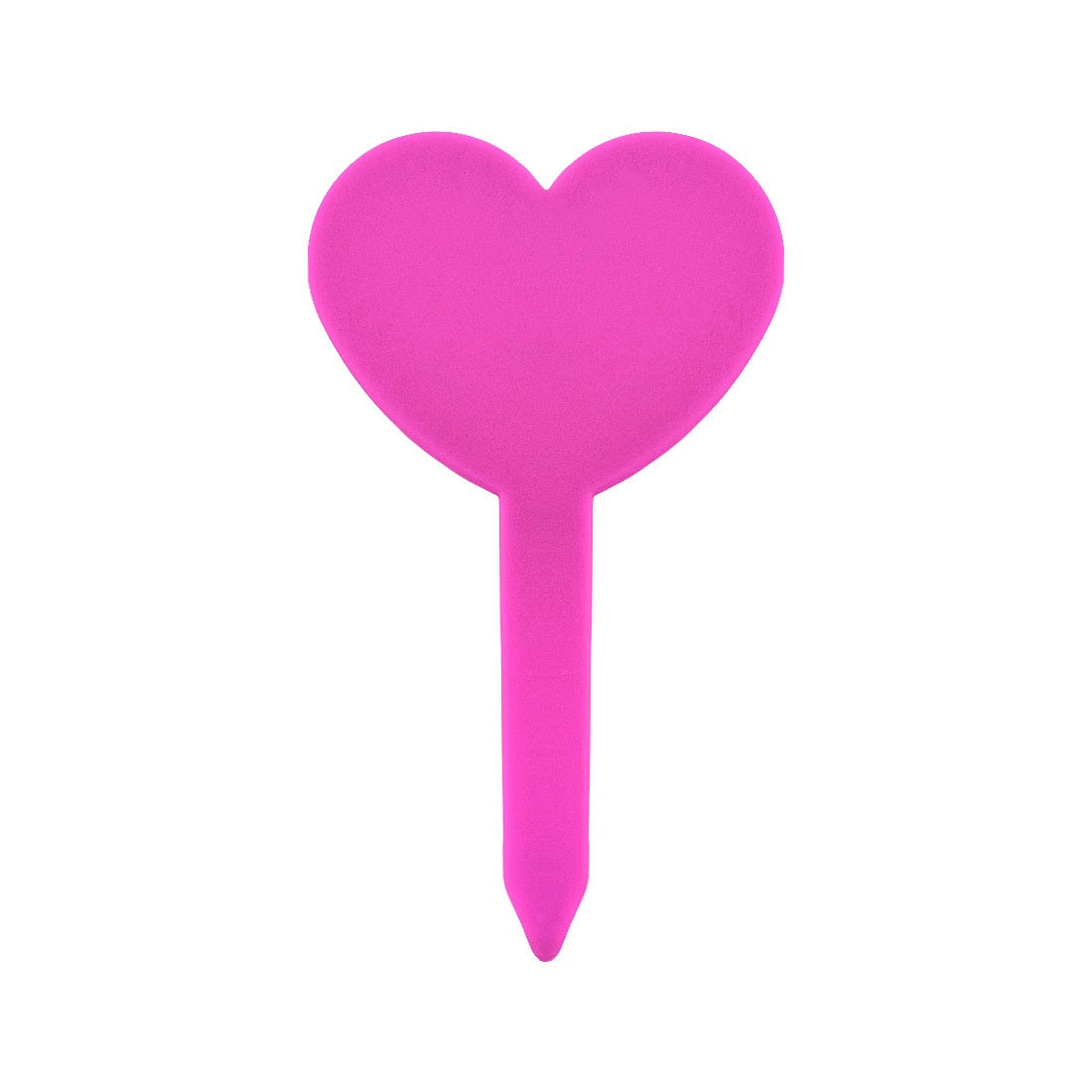 Heart-shaped Plant Label Stakes Pink