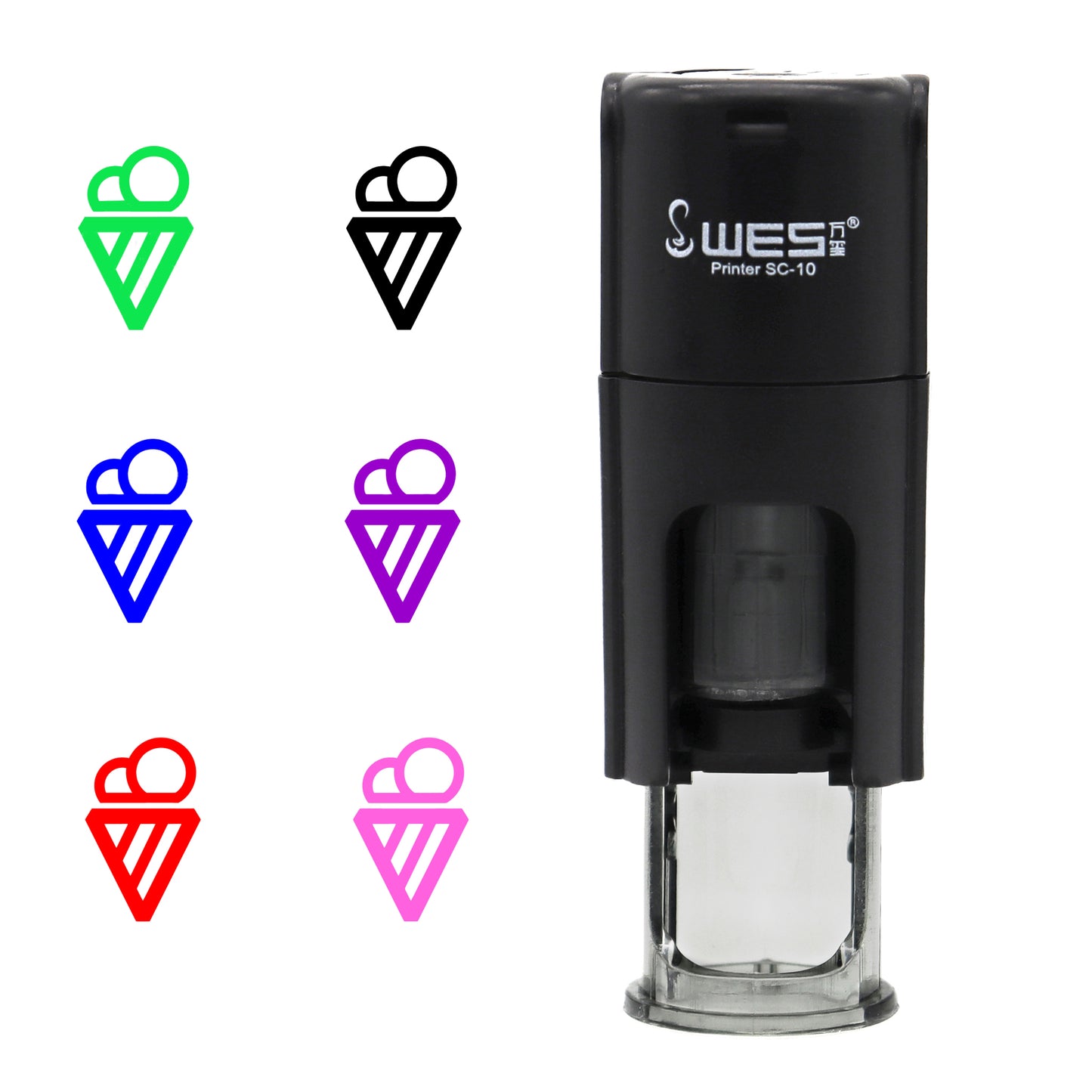 Self Inking Ice Cream Stamp