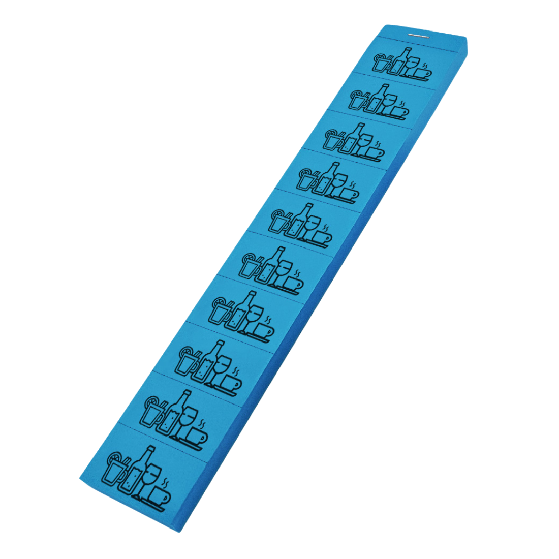 Blue Drink Tickets 10 Ticket Strip