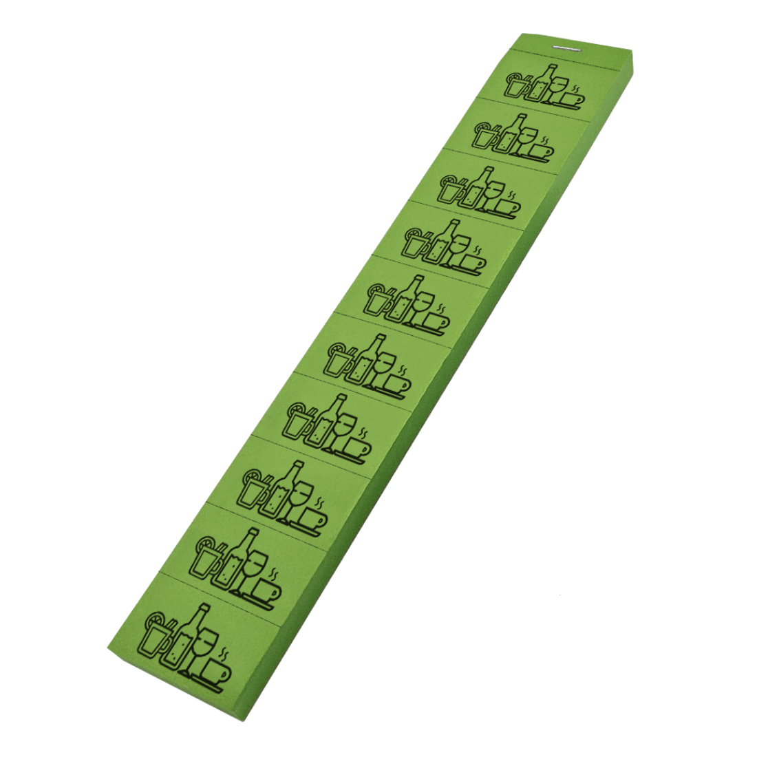 Green Drink Tickets 10 Ticket Strip