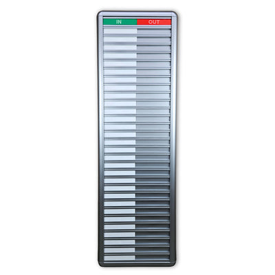 In Out Board For Offices 30 Names Large Aluminium Frame 