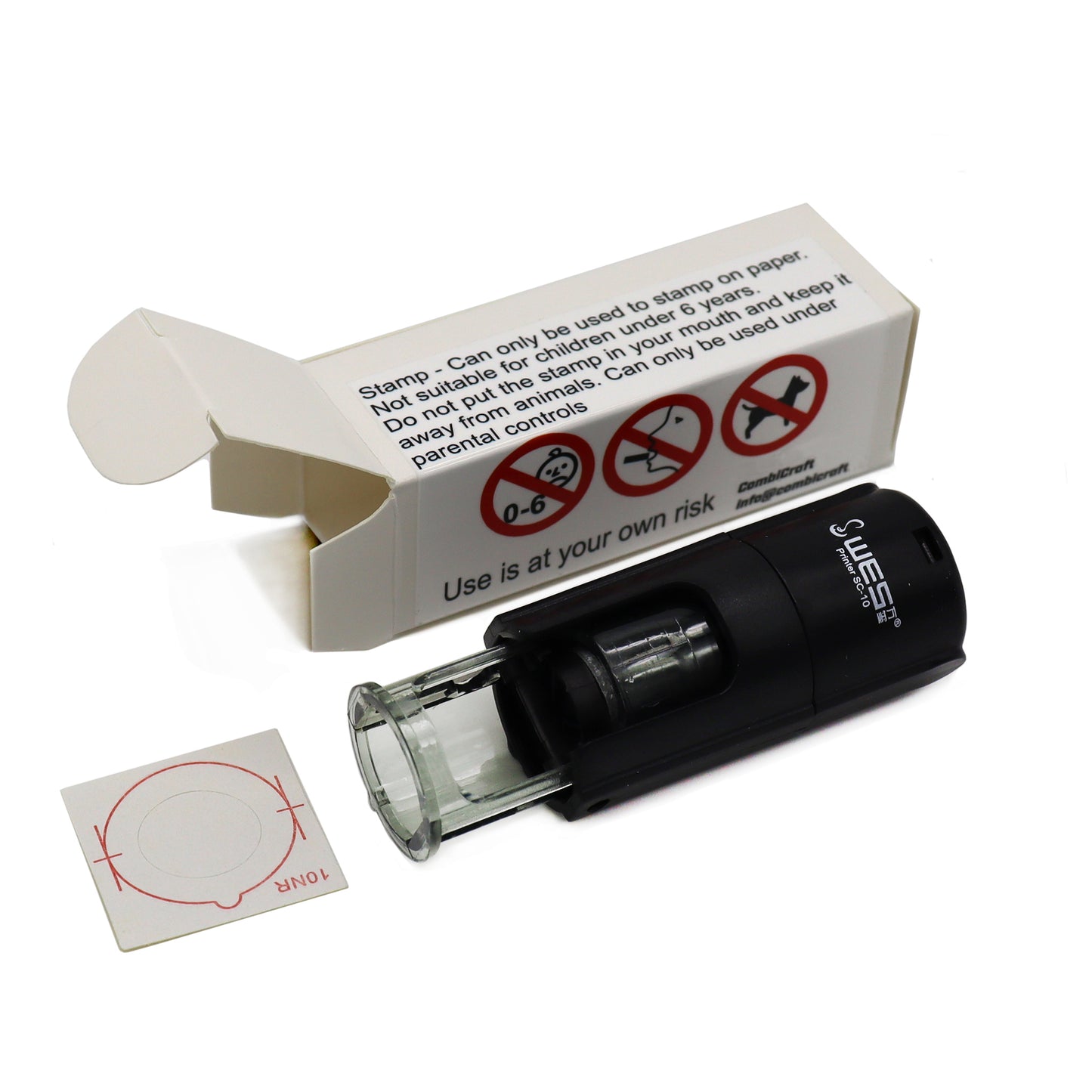Self Inking Stamp With Packaging