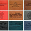 Oval Leather Hotel Key Tags | 85x20mm | With Hot Stamped Engraving