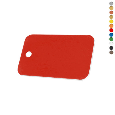 Blank Rounded Rectangle Acrylic Tags With One Drill Hole