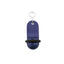 Blue Aluminium Hotel Key Tag Mini Classic  With Rubber Ring 