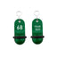 Mini Classic Aluminium Key Tags In Green Colour with Custom Engraving In White