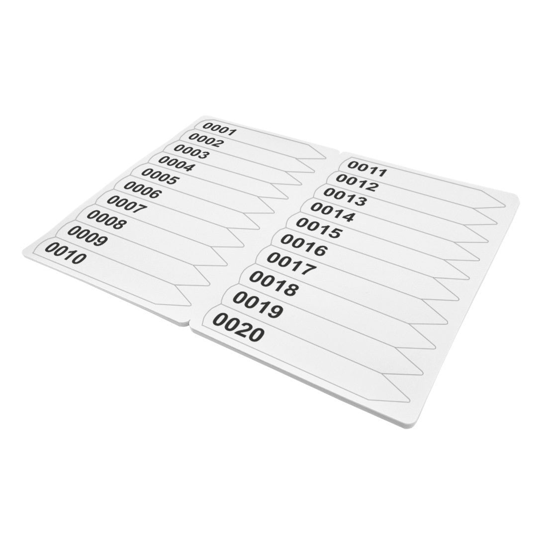 Numbered Plant Tag Stakes