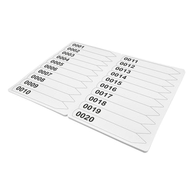 Numbered Plant Tag Stakes