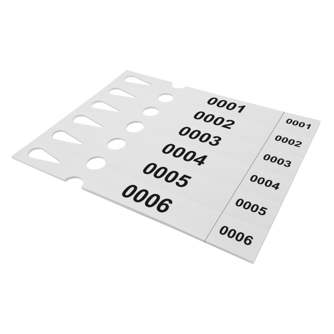 Sequentially Number Pull & Lock Labels | Baggage Claim Tags & Inventory ...