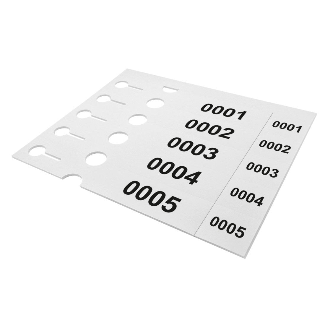 Numbered Self-Locking Loop Lock Labels | Baggage Tags & Inventory ...