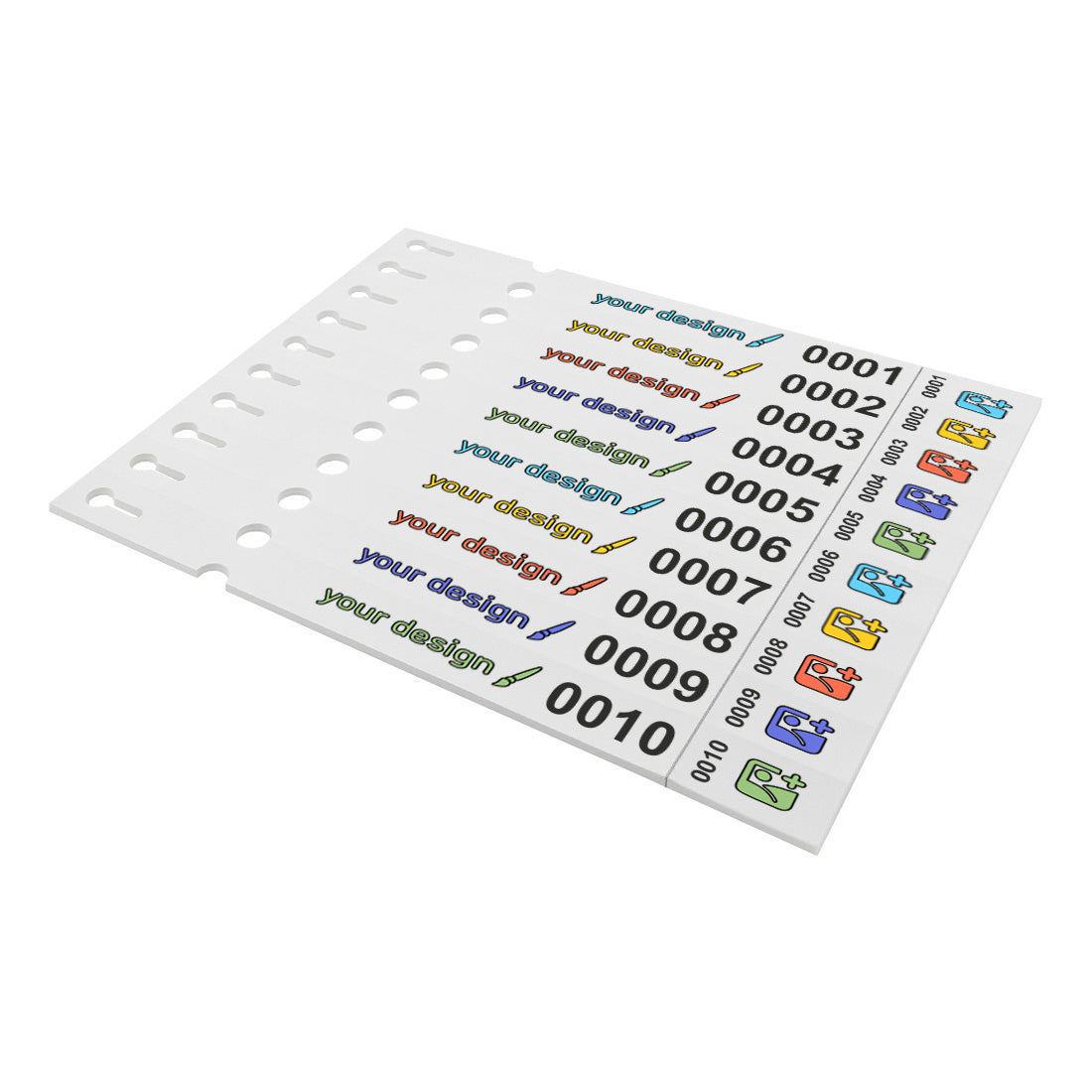 Numbered Loop Lock Labels for Hotels, Warehouses, and Workshops ...