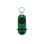 Small Classic Hotel Key Tags Green Nylon Front View Image 