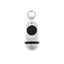 Small Classic Hotel Key Tags White Nylon Front View Image 