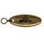 Oval Gold Brass Hotel Key Tags With Custom Engraving