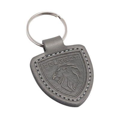 Shield Shape Leather or Artificial Leather Hotel Key Tags | 74x43mm | With Hot Stamped Engraving