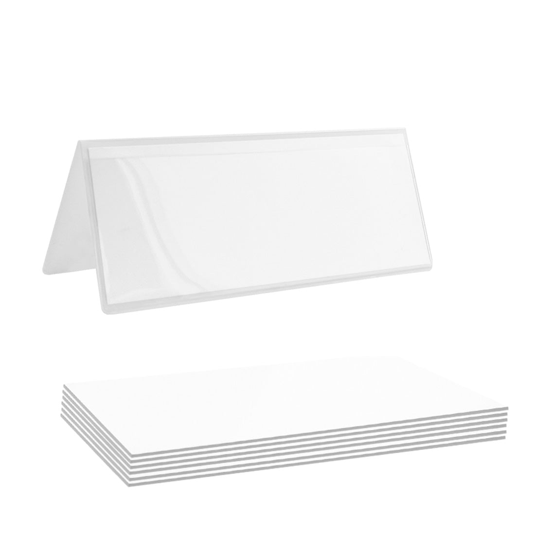 Paper Insert Refills for the 132x54 Name Card Holder - 6 Pack Of Inserts 