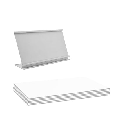 Paper Insert Refills For Name Card Holder 170x00mm - 6 Pack