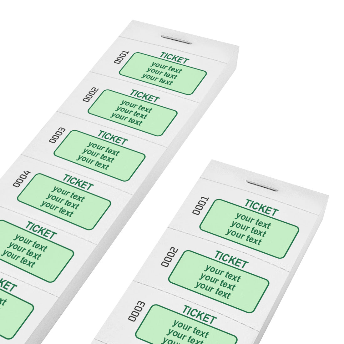 Custom Paper Ticket Strips | Personalised Paper Vouchers & Tickets ...